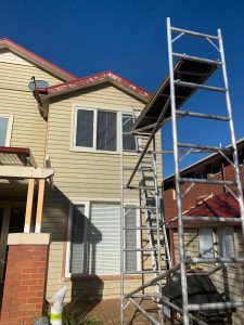 Mobile Scaffold at McKinnon home